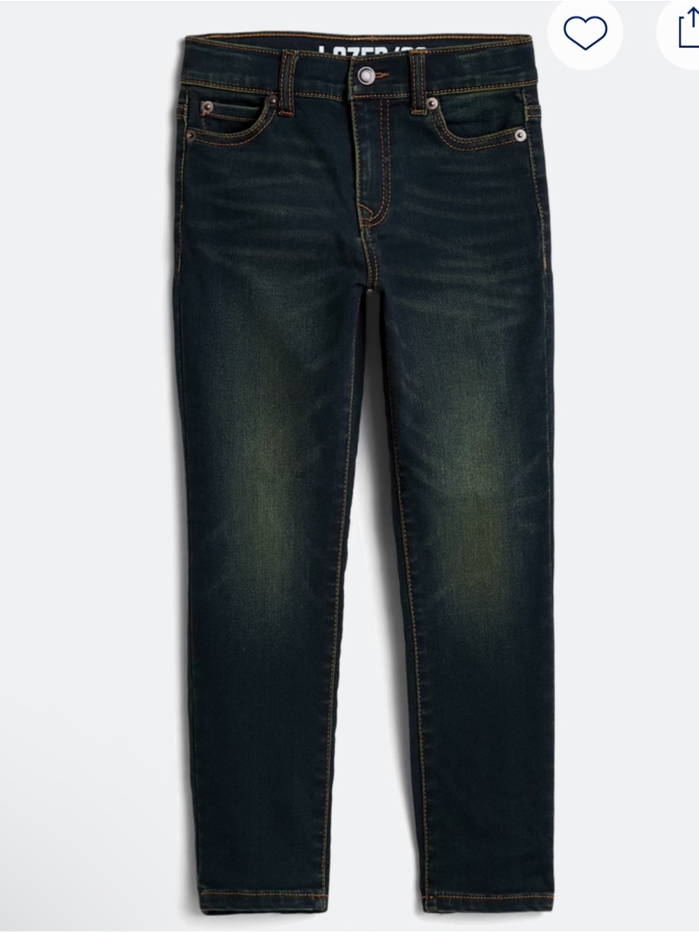 Kids Dark Blue Stretch Slim Jeans
